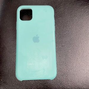 Teal Apple iPhone 11 case